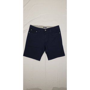 IZOD SHORTS CLASSIC FIT NAVY BLUE MEN'S SIZE 36